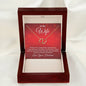 To My Wife , Soulmate, All that I am, Everlasting Love Necklace
