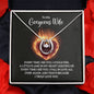 To My Gorgeous Wife, Soulmate, Lucky In Love Necklace