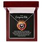 To My Gorgeous Wife, Soulmate, Lucky In Love Necklace