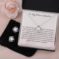 To My Partner in Adventure, Love Knot Necklace , Earring Set