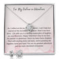 To My Partner in Adventure, Love Knot Necklace , Earring Set