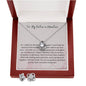 To My Partner in Adventure, Love Knot Necklace , Earring Set