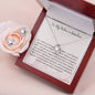 To My Partner in Adventure, Love Knot Necklace , Earring Set