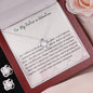 To My Partner in Adventure, Love Knot Necklace , Earring Set