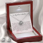 To My Partner in Adventure, Love Knot Necklace , Earring Set