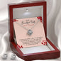 To My Beautiful Wife, Love Knot Earring & Necklace Set