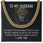 To My Husband, Cuban Link Chain