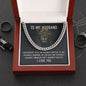 To My Husband, Cuban Link Chain