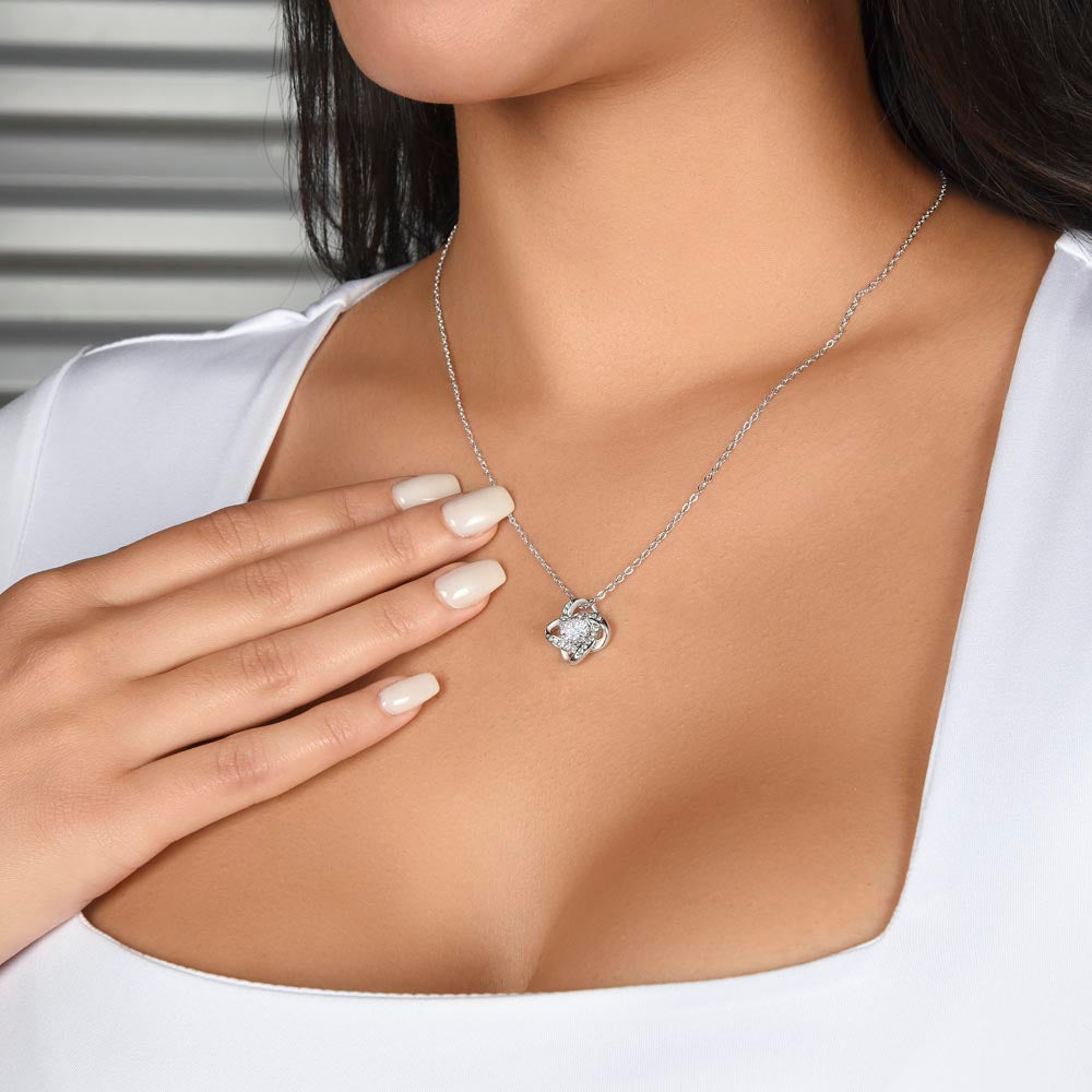 To My Wife, Love Knot Necklace