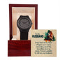 To My Husband, Wooden Watch