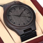 To My Husband, Wooden Watch