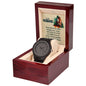 To My Husband, Wooden Watch