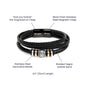 To My Husband, Soulmate,, Love you Forever Bracelet