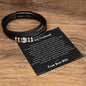 To My Husband, Soulmate,, Love you Forever Bracelet