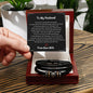 To My Husband, Soulmate,, Love you Forever Bracelet