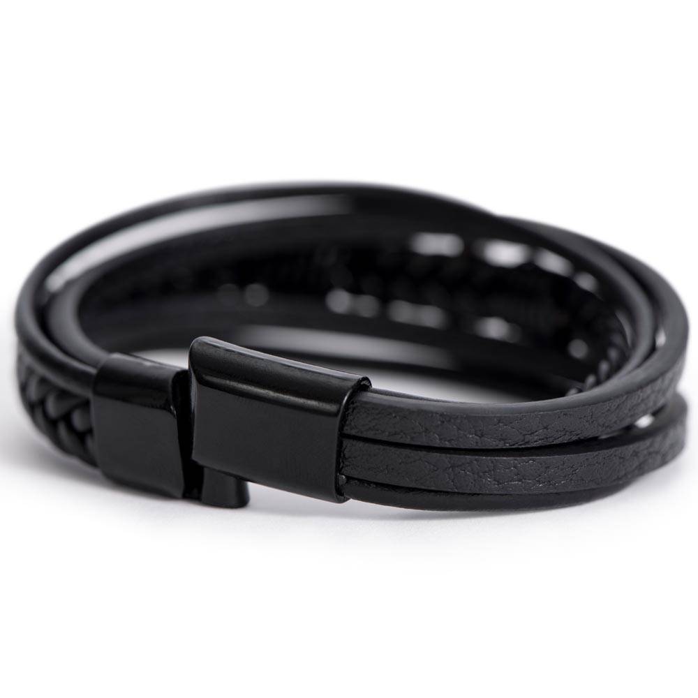 To My Husband, Men's Cross Bracelet