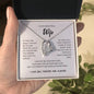 To My Beautiful Wife | I Love You, Forever & Always - Forever Love Necklace