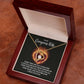 To My Gorgeous Wife  Soulmate, Forever Love Necklace