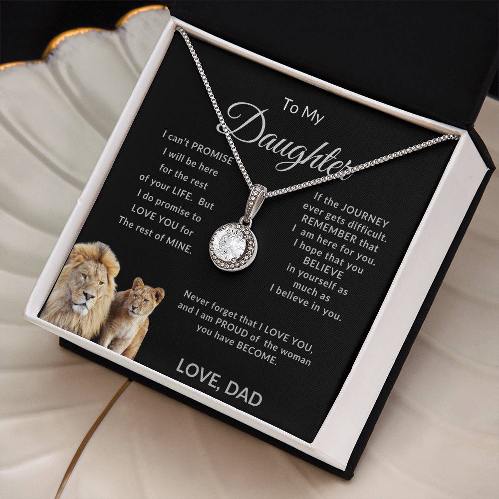 To My Daughter, Love Dad, Eternal Necklace