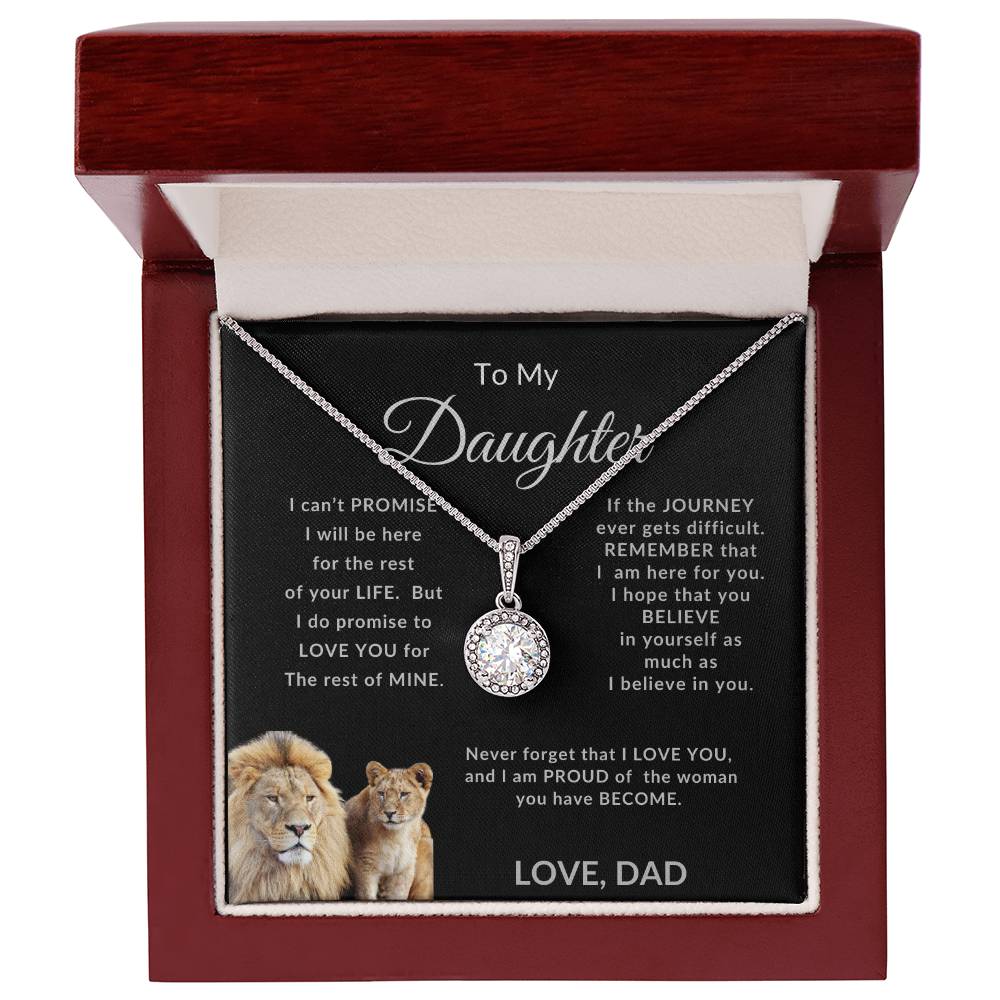 To My Daughter, Love Dad, Eternal Necklace