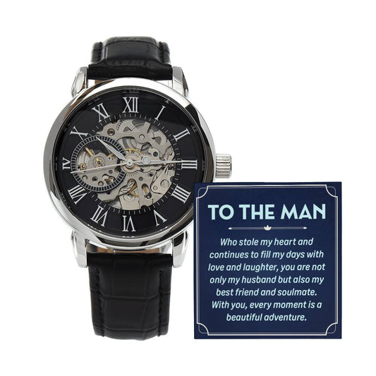 To  The Man, Men's Openwork Watch