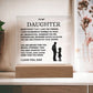 To My Daughter